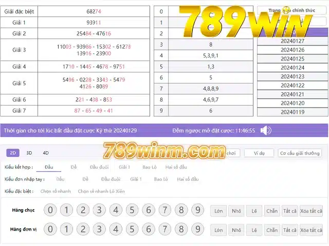 Một Số Kèo Tại 789 WIN